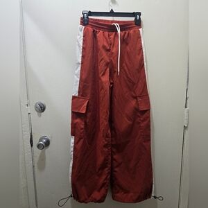 Forever 21 Rust Elastic Waist Pants